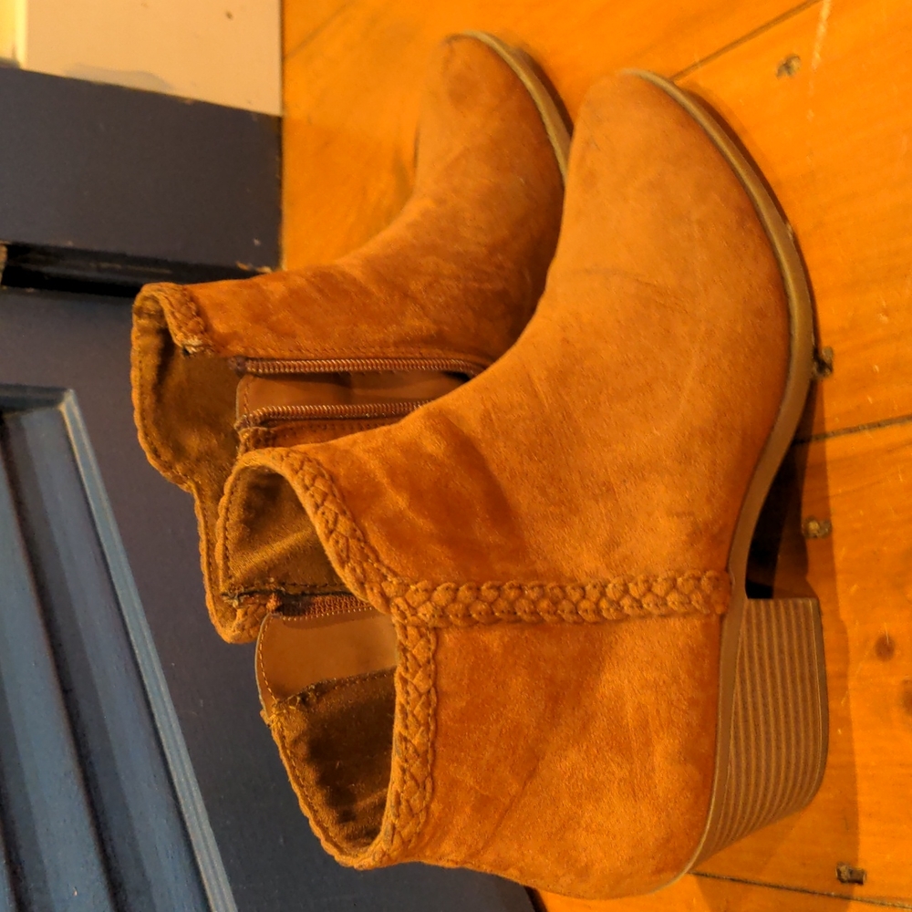 Suede ankle boots
